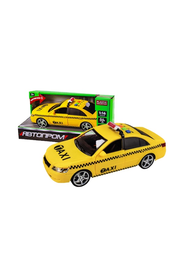 Машинка "Таксі" колір різнокольоровий ЦБ-00158906 SKT000537908 фото