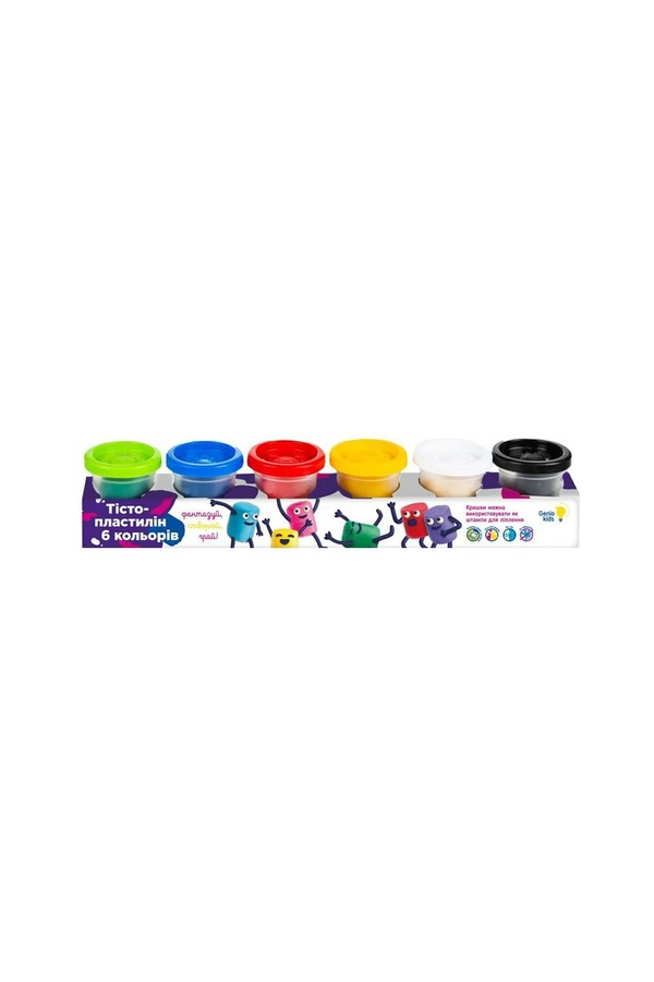 Набор для детского творчества "Тесто-пластилин 6 цветов" цвет разноцветный ЦБ-00214606 SKT000896566 фото