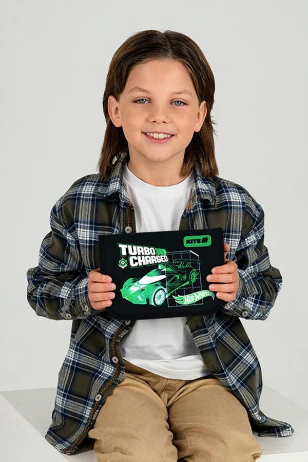 Пенал школьный Kite Hot Wheels KITE HW26-621 ЦБ-00297721 фото