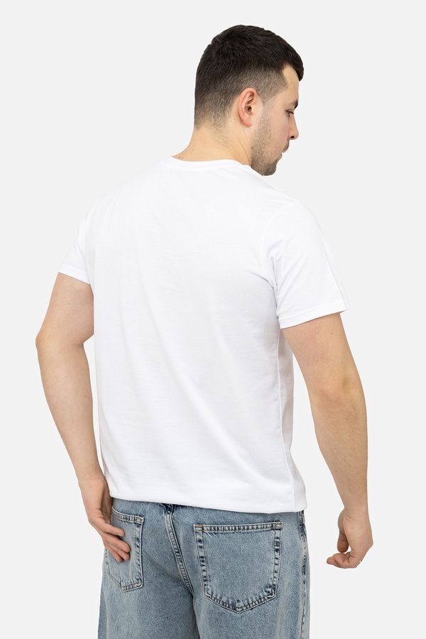 Чоловіча футболка 44 колір білий ЦБ-00242133 SKT000963605 фото