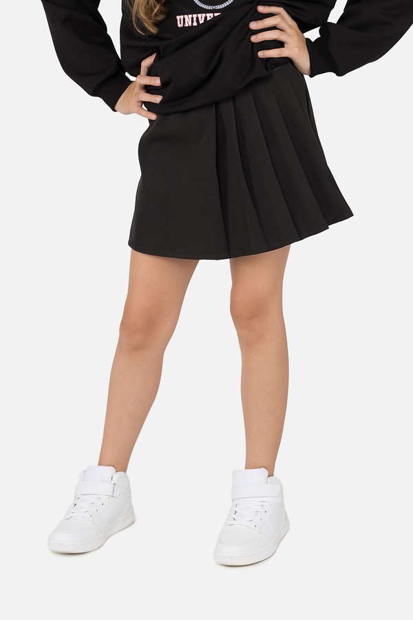 Спідниця-шорти для дівчинки 152 колір чорний ЦБ-00251246 SKT000996301 фото