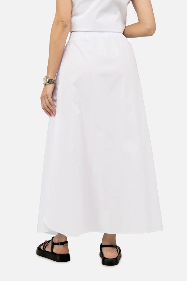 Женская юбка 40 цвет белый ЦБ-00250907 SKT000994604 фото
