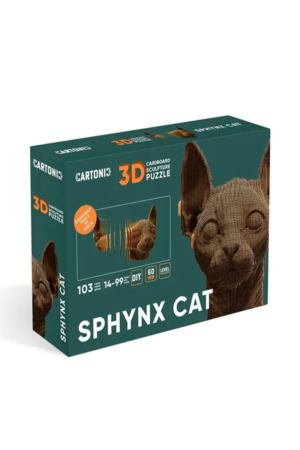 Картонный конструктор "Cartonic 3D Puzzle SPHYNX CAT" Cartonic CARTSPHY ЦБ-00267641 фото
