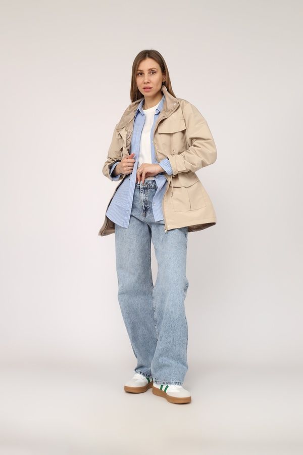 Джинсы baggy женские цвет голубой 42 ЦБ-00274406 фото