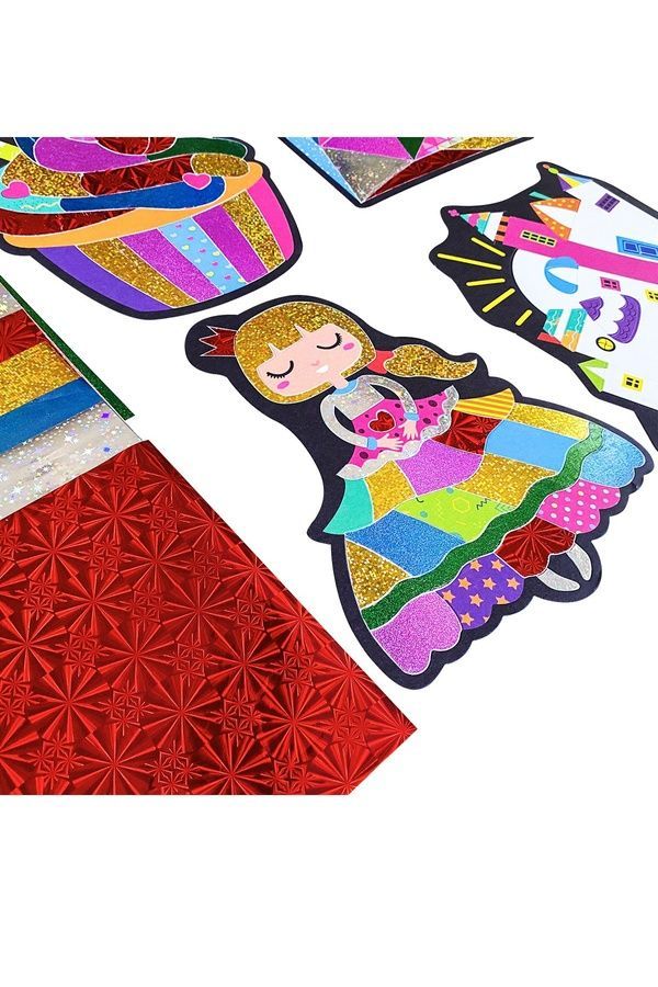 Набір для творчості з кольоровою фольгою "Foil craft. Princess" Vladi Toys VT4433-11 ЦБ-00260286 фото