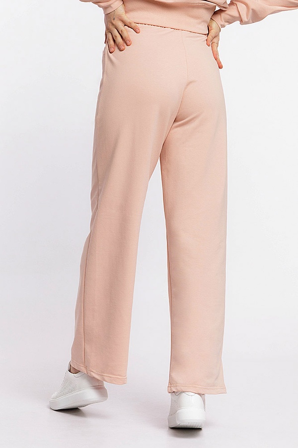 Жіночі спортивні штани плаццо 42 колір персиковий ЦБ-00212539 SKT000891977 фото