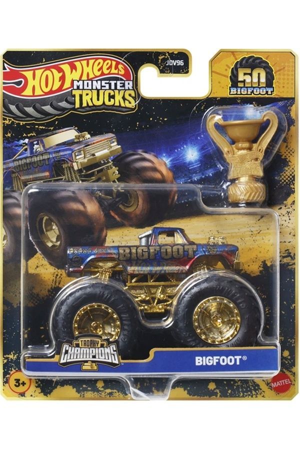 Машинка-внедорожник серии &laquo;Бигфут &ndash; чемпион&raquo; Monster Trucks от Hot Wheels Hot Wheels JDV96 ЦБ-00292645 фото