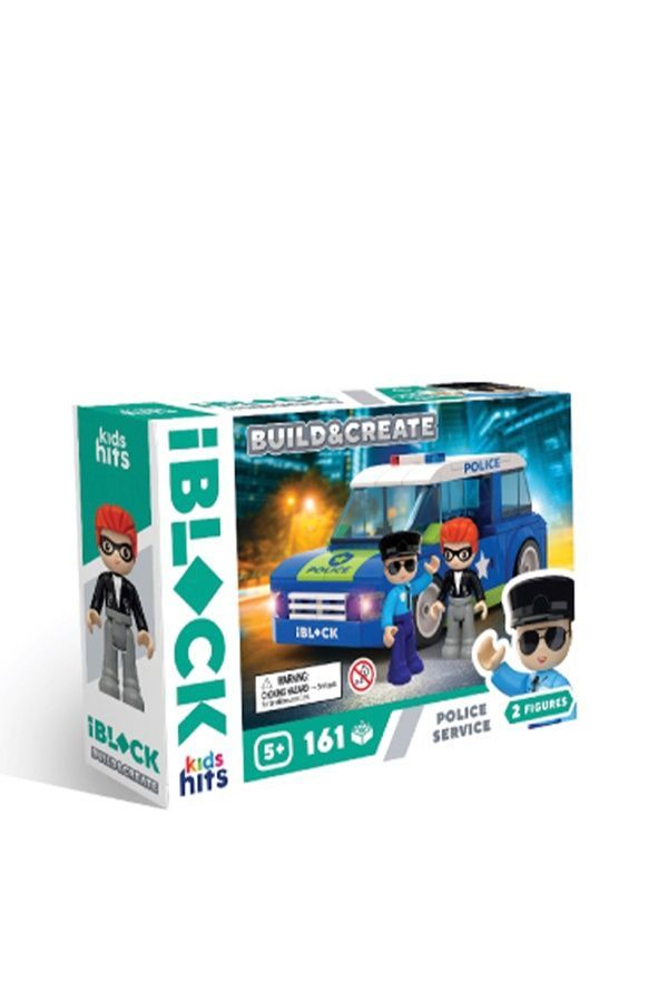 Конструктор Kids hits IBLOCK JUNIOR Полиция IBLOCK KH17/001/2 ЦБ-00264666 фото