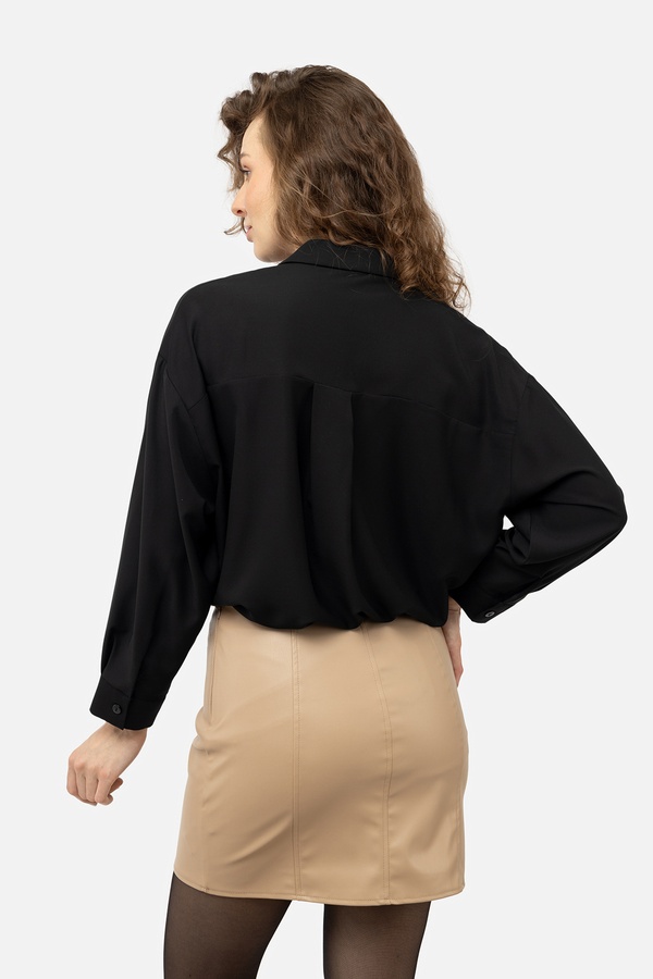 Женская блуза 42 цвет черный ЦБ-00242165 SKT000963750 фото