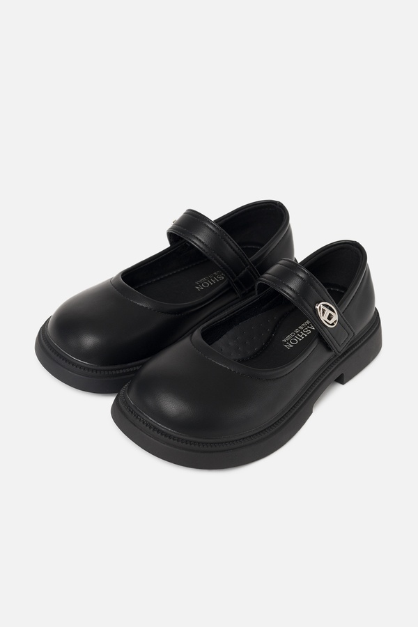Туфлі на пласкій підошві для дівчинки 30 колір чорний ЦБ-00251103 SKT000995576 фото