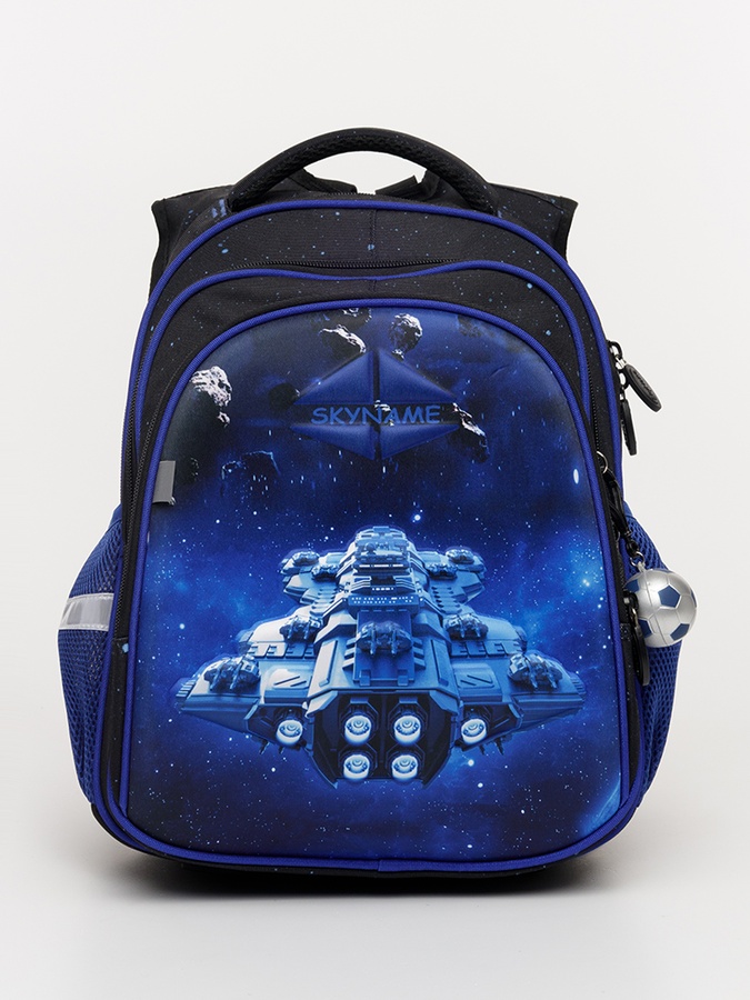 Шкільний рюкзак колір чорно-синій ЦБ-00227454 SKT000926505 фото