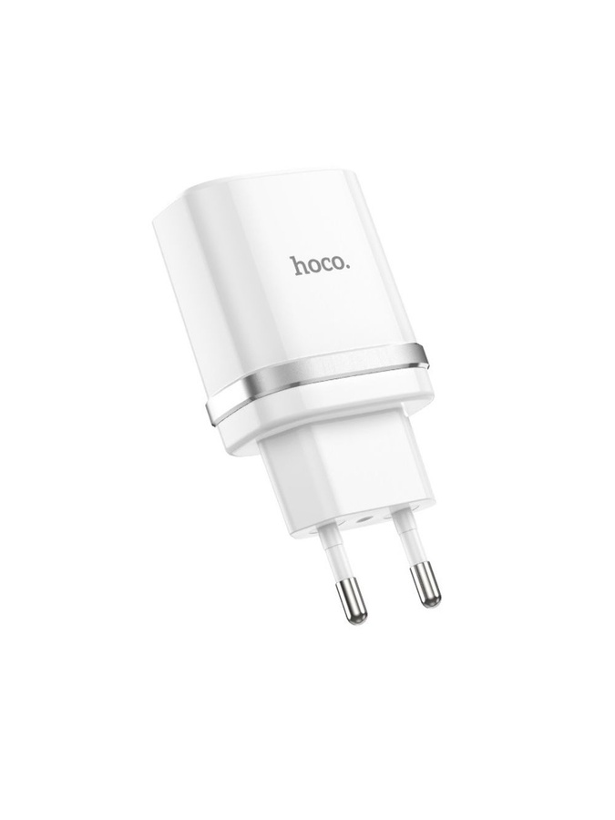 Сетевое зарядное устройство Hoco C12Q USB QC цвет белый ЦБ-00218831 SKT000905462 фото