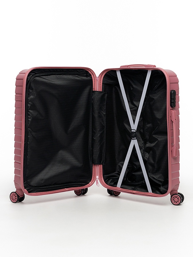 Жіноча валіза L колір пудровий ЦБ-00230017 SKT000933649 фото