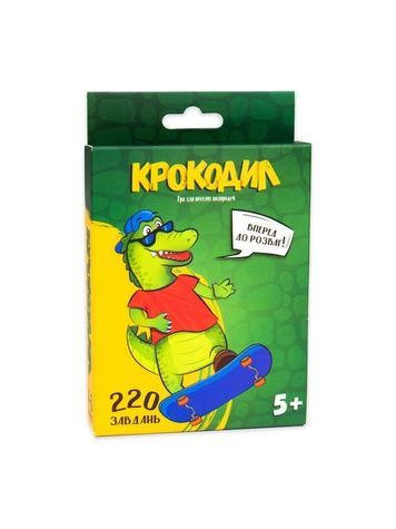 Настольная развлекательная игра "Крокодил" Strateg 30339 ЦБ-00219691 фото