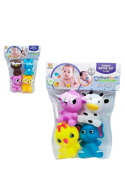 Набор игрушек для купания "Животные" цвет разноцветный ЦБ-00238824 SKT000957496 фото