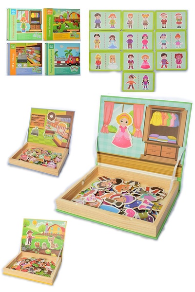 Дерев`яна іграшка "Пазли" колір різнокольоровий ЦБ-00143527 SKT000499312 фото