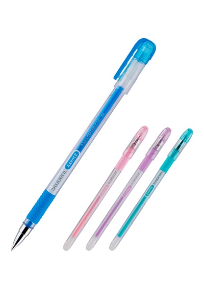 Ручка гелева «пиши-стирай» колір різнокольоровий ЦБ-00246832 SKT000985369 фото