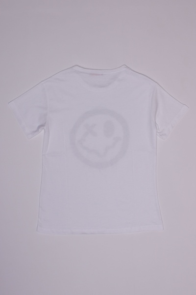 Жіноча футболка 48 колір білий ЦБ-00191821 SKT000847306 фото