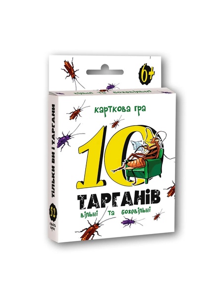 Настольная игра - "10 тараканов" цвет разноцветный ЦБ-00197371 SKT000861022 фото