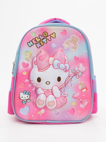 Школьный портфель с 3D принтом Hello Kitty цвет розовый ЦБ-00226402 SKT000924215 фото
