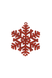 Прикраса новорічна ялинкова - сніжинка ЦБ-00141653 SKT000495425 фото 2