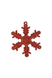 Прикраса новорічна ялинкова - сніжинка ЦБ-00141653 SKT000495425 фото 4