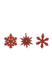 Прикраса новорічна ялинкова - сніжинка ЦБ-00141653 SKT000495425 фото 1