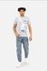 Чоловіча футболка з коротким рукавом 46 колір світло-сірий ЦБ-00243200 SKT000967396 фото 1