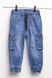 Джогеры джинсовые на мальчика 128 цвет синий ЦБ-00148236 SKT000508879 фото 1