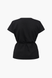 Блузка с коротким рукавом женская цвет черный 46