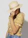 Женская шляпа канотье 56-58 цвет молочный ЦБ-00219540 SKT000907506 фото 2