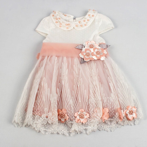 Сукня пудрова для дівчинки 98 колір пудровий ЦБ-00139462 SKT000490954 фото