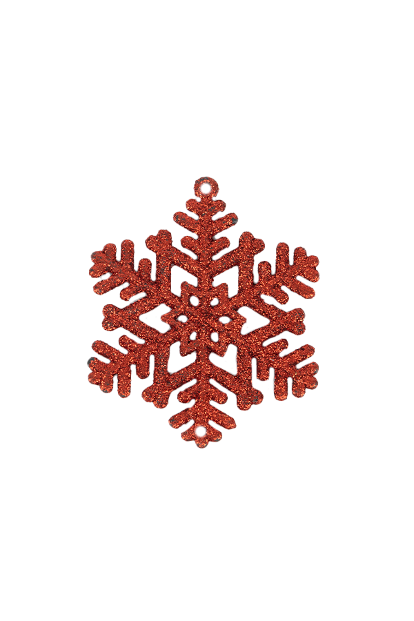 Прикраса новорічна ялинкова - сніжинка ЦБ-00141653 SKT000495425 фото
