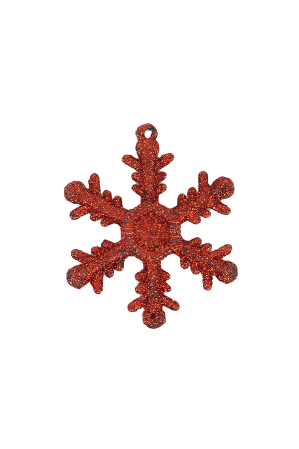 Прикраса новорічна ялинкова - сніжинка ЦБ-00141653 SKT000495425 фото