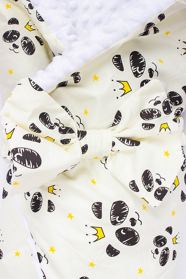 Конверт для новорожденных "Три сезона" панда цвет молочный ЦБ-00175792 SKT000587340 фото