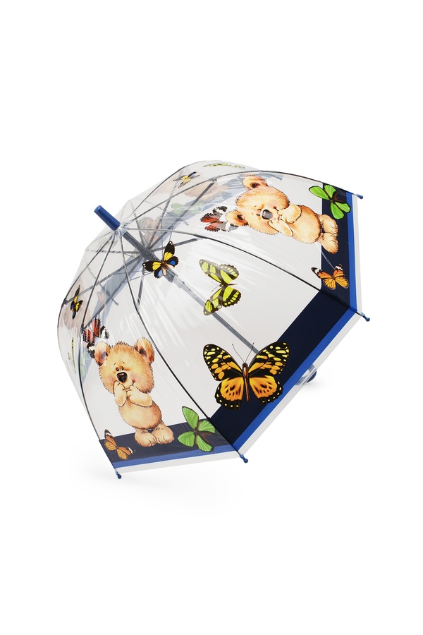 Прозрачный зонтик для девочки цвет синий ЦБ-00249347 SKT000991101 фото