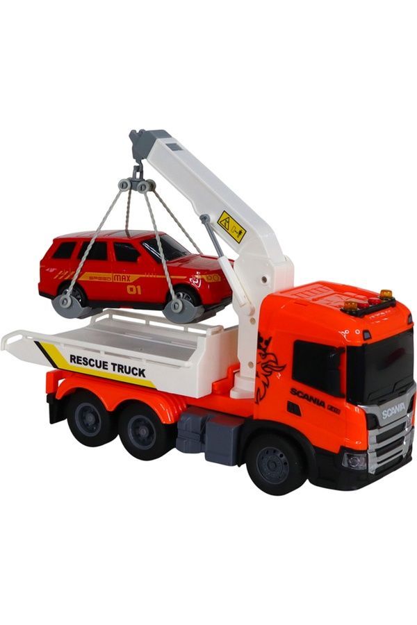 Игровой набор серии &laquo;Big Truck&raquo; &mdash; Эвакуатор Scania с машиной TECHNODRIVE 6408KS ЦБ-00288976 фото