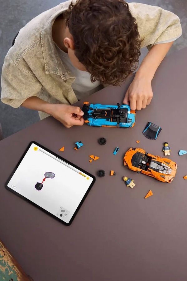 Конструктор LEGO Speed Champions Lamborghini Revuelto та Hurac&aacute;n STO, 607 деталей 77238 ЦБ-00282674 фото