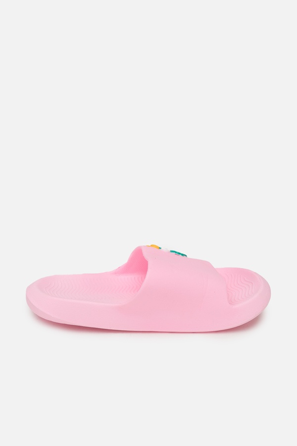 Шльопанці на пласкій підошві для дівчинки 30 колір рожевий ЦБ-00238350 SKT000956230 фото