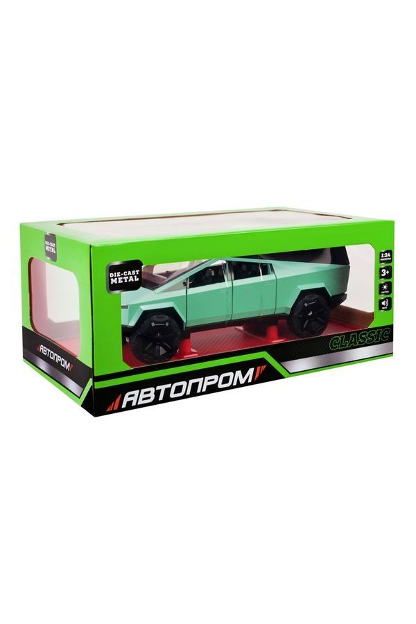 Машина металева моделі Tesla Cybertruck АВТОПРОМ AP7727 ЦБ-00287837 фото