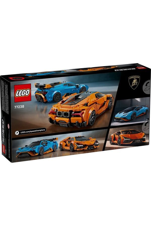 Конструктор LEGO Speed Champions Lamborghini Revuelto та Hurac&aacute;n STO, 607 деталей 77238 ЦБ-00282674 фото