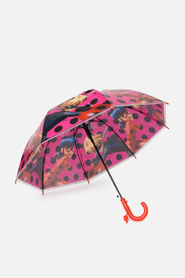 Зонтик трость для девочки цвет красный ЦБ-00255521 SKT001007493 фото