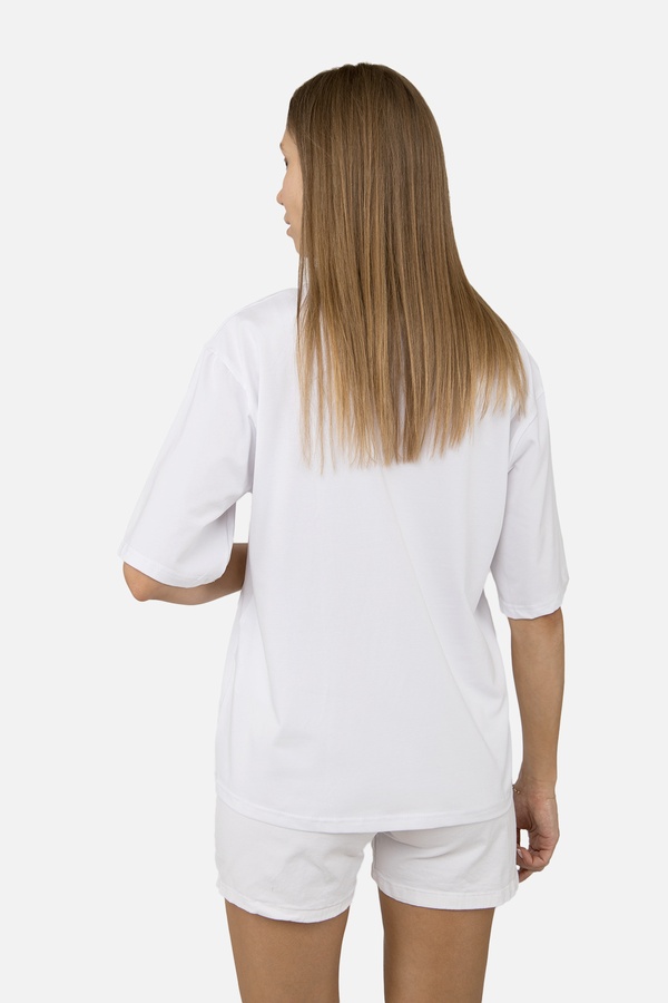 Жіноча футболка з коротким рукавом 42 колір білий ЦБ-00253312