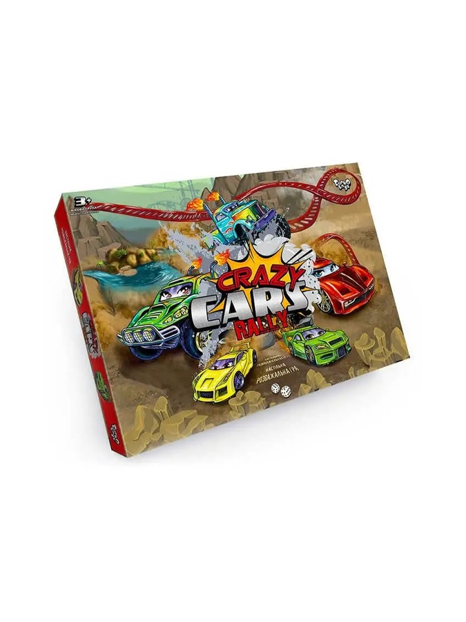 Настольная игра "Crazy Cars Rally" цвет разноцветный ЦБ-00218765 SKT000905204 фото