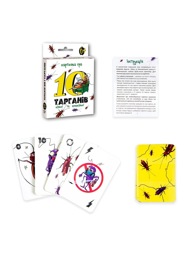 Настольная игра - "10 тараканов" цвет разноцветный ЦБ-00197371 SKT000861022 фото