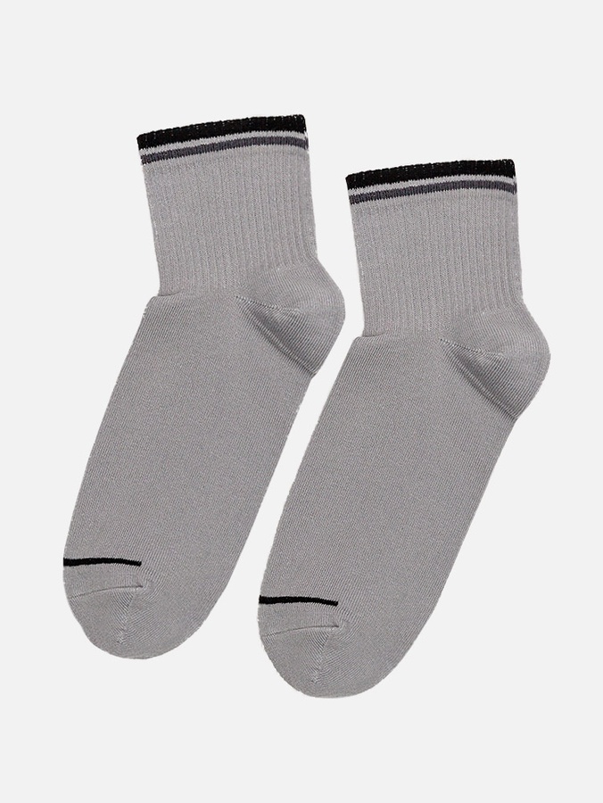 Чоловічі шкарпетки 40-42 колір світло-сірий ЦБ-00214565 SKT000896619 фото