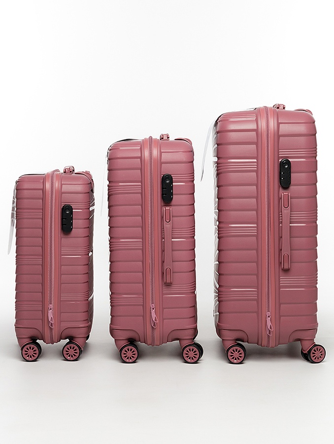Жіноча валіза M колір пудровий ЦБ-00230017 SKT000933650 фото