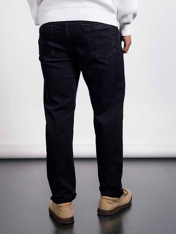 Мужские джинсы мом 56 цвет темно-серый ЦБ-00233732 SKT000942051 фото