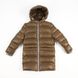Куртка довга дитяча зимова, кольору хакі 110 колір хакі ЦБ-00140673