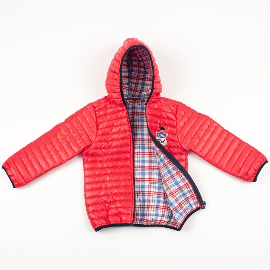Куртка коротка на хлопчика 110 колір червоний ЦБ-00148437 SKT000509576 фото
